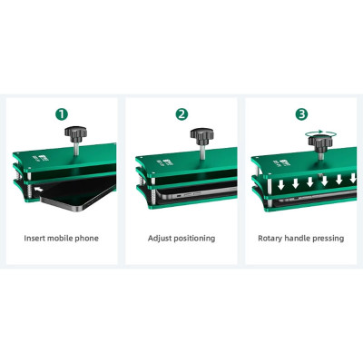 Mobile phone glass pressing device BST-P1